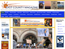 Tablet Screenshot of eastcountymagazine.org